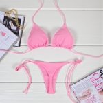 China Imported Solid Color Bikini Set - Image 4