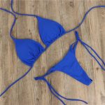 China Imported Solid Color Bikini Set - Image 7