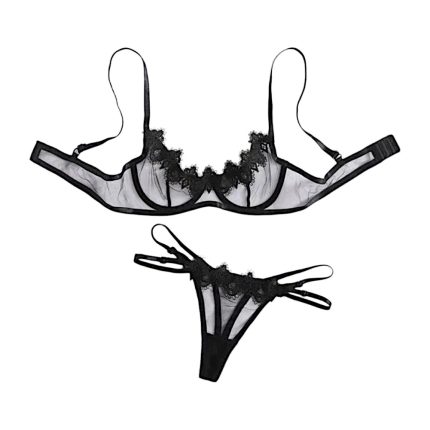 Fancy Lace Transparent Set