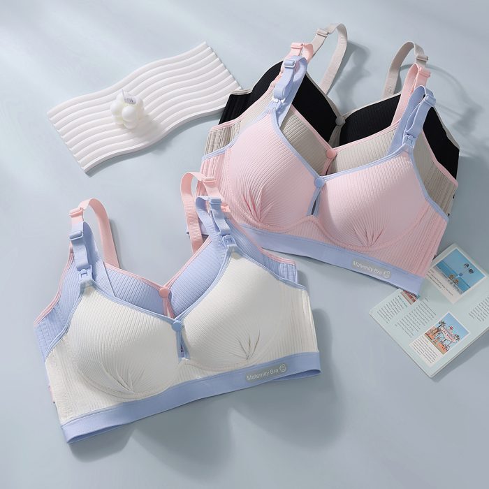 One Button Breastfeeding Bra - Image 1
