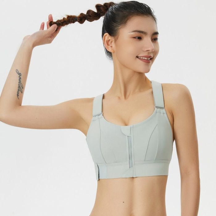 Premium Front Zipper Sports Bra - Image 9