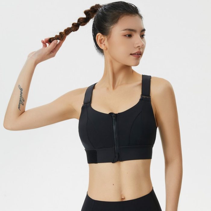 Premium Front Zipper Sports Bra - Image 10