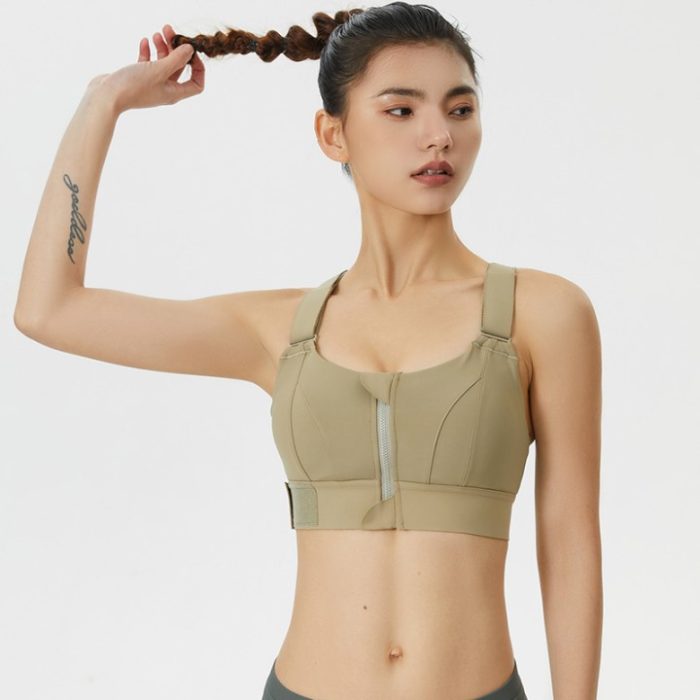 Premium Front Zipper Sports Bra - Image 8