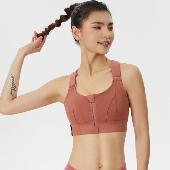 Premium Front Zipper Sports Bra - Image 7