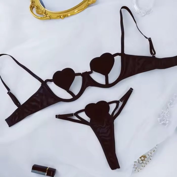 Heart Cut Out Intimate Set - Image 2
