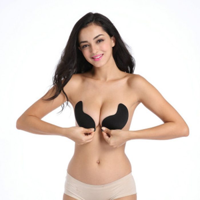Mango Shaped Thin Push-Up Silicone Strapless Invisible Bra - Image 2