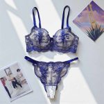 Transparent Embroidey Bra Panty Set - Image 2