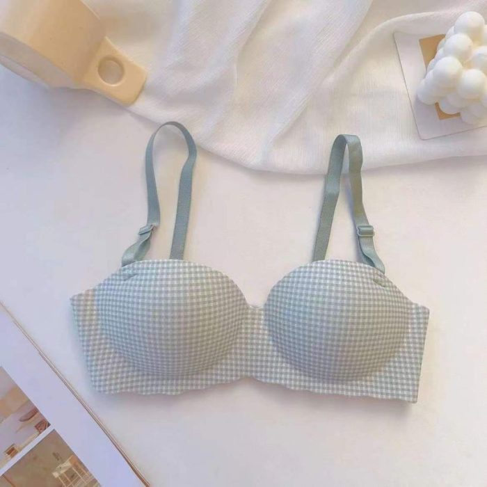 Half Cup Seamless Small Chest Wireless Bra - Image 5