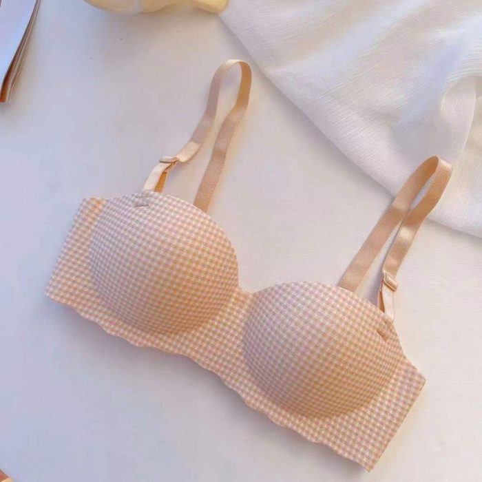 Half Cup Seamless Small Chest Wireless Bra - Image 2