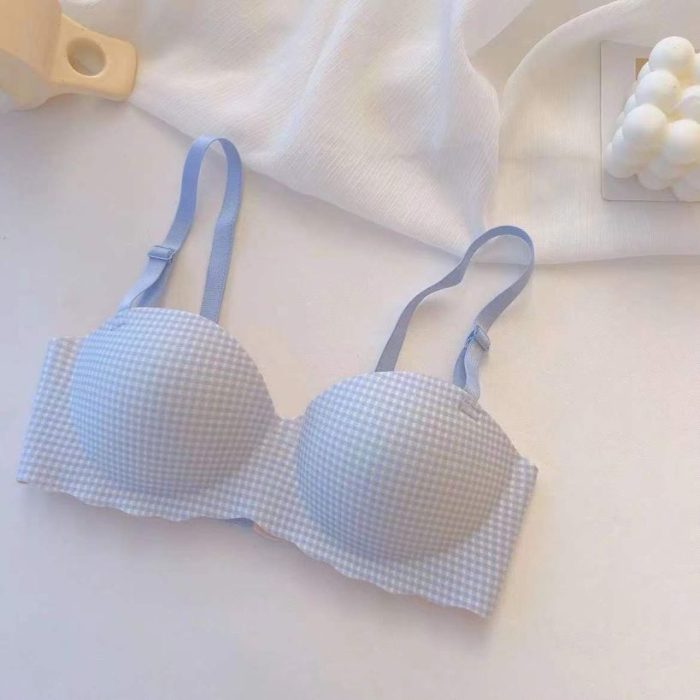 Half Cup Seamless Small Chest Wireless Bra - Image 6